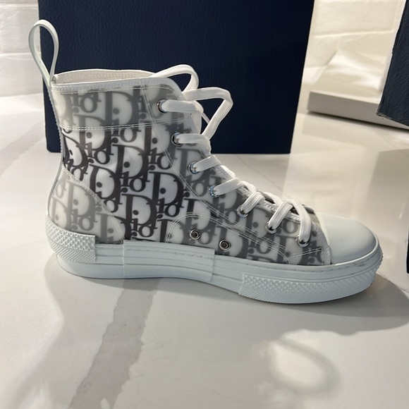 Christian Dior high top sneakers worn once almost new condition - Picture 3 of 4